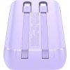 Mini powerbanka Joyroom JR-PBC06 so vstavanými káblami USB-C / Lightning 30W 10000mAh - fialová