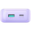Mini powerbanka Joyroom JR-PBC06 so vstavanými káblami USB-C / Lightning 30W 10000mAh - fialová