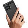 Silikonový kryt Carbon Case pro Motorola Edge 40 Pro - černý