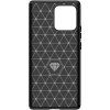 Silikonový kryt Carbon Case pro Motorola Edge 40 Pro - černý