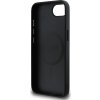 Pouzdro Guess PU Grained Classic Logo s MagSafe pro iPhone 16e - černé