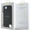 Pouzdro Guess PU Grained Classic Logo s MagSafe pro iPhone 16e - černé