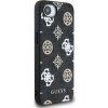 Puzdro Guess PU 4G Peony s MagSafe pre iPhone 16e - čierne