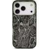 Pouzdro Guess MagSafe s pythonovým vzorem pro iPhone 17 Pro - černé