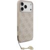 Kryt Guess 4G Charms Collection MagSafe pro iPhone 17 Pro Max - růžový