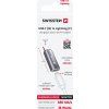 NABÍJACÍ ADAPTÉR SWISSTEN USB-C (samec) / LIGHTNING (samica) STRIEBORNÝ