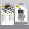 Powerbanka Dudao K31 Pro 45W 20000mAh s vestavěným zatahovacím kabelem USB-C - šedá