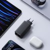 Nabíjačka Baseus GaN6 Pro 100W 2 x USB-C 2 x USB-A s čiernym káblom USB-C 100W 1m - čierna