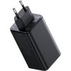 Nabíjačka Baseus GaN6 Pro 100W 2 x USB-C 2 x USB-A s čiernym káblom USB-C 100W 1m - čierna