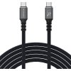 Wozinsky WPS-UY41S USB-C kabel Thunderbolt 4 240W 1m 4K - černý