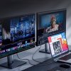Wozinsky WPS-UY41S USB-C kabel Thunderbolt 4 240W 1m 4K - černý