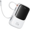 Powerbanka Baseus Qpow Pro+ 22,5 W 10 000 mAh USB-C - biela