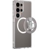 Pouzdro AmazingThing Minimal Mag s magnetickým kroužkem a magnetickým kroužkem pro Samsung Galaxy S25 Ultra - průhledné