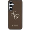 Pouzdro Guess Grained Big 4G Logo Small Classic Logo pro Samsung Galaxy S25 hnědé