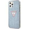 Guess GUHCP12LPCUJULLB Pevný kryt pro iPhone 12 Pro Max 6,7" modrý/světle modrý, Jeans Collection
