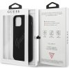Guess GUHCP12SLSVSBK pevný kryt pro iPhone 12 mini 5,4" černý/černý s motivem Script Vintage