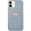 Guess GUHCP12SPCUJULLB Pevný kryt na iPhone 12 mini 5,4" modrý/svetlomodrý Jeans Collection