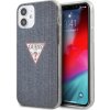 Guess GUHCP12SPCUJULDB Pouzdro na iPhone 12 mini 5,4" tmavě modré/tmavě modré, kolekce Jeans
