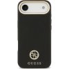 Pouzdro Guess Grained Strass Logo MagSafe pro iPhone Air - černé