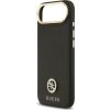 Pouzdro Guess Grained Strass Logo MagSafe pro iPhone Air - černé
