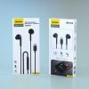 Dudao X3C In-Ear Drátová USB-C Sluchátka 1,2 m - Černá