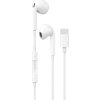 Slúchadlá do uší Dudao s konektorom USB typu C biele (X14PROT)