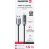 SWISSTEN LCD KÁBEL USB-A / LIGHTNING 1,5 M