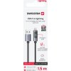 SWISSTEN LCD KÁBEL USB-A / LIGHTNING 1,5 M
