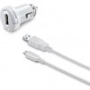 Autonabíječka CellularLine s datovým kabelem a konektorem microUSB, 2A