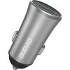 Dudao 3,4A chytrá autonabíječka 2x USB stříbrná (R6S stříbrná)