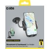 Držák na smartphone SBS TE0UCH20W pro 6,8" na sklo - černý