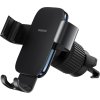 Držiak do auta Baseus Metal Age 3, Gravity, do vetracieho otvoru - čierny