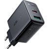 Nabíjačka do steny Acefast USB typu C / USB 32W, PPS, PD, QC 3.0, AFC, FCP čierna (A5 čierna)