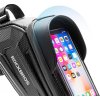 Obrněná brašna na kolo Rockbros B68-1 s kapsou na telefon 1,7 l - černá