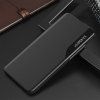 Kryt Eco Leather View pro Xiaomi POCO C65 / Redmi 13C s klopou - černý