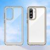 Kryt Outer Space pro Samsung Galaxy A26 s flexibilním rámem - poloprůhledný, černý
