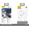 Dudao nabíječka A28C 45W GaN síťový adaptér + USB-C kabel - White
