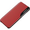 Puzdro View z eko kože pre Samsung Galaxy A16 / A16 5G s výklopným krytom a stojanom - červené