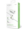 Set autonabíjačky FIXED s USB výstupom a USB/USB-C kábla, 1 meter, 12W, biela