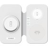 Bezdrôtová Qi nabíjačka Choetech T616-F 3 v 1 – pre iPhone, AirPods a Apple Watch (biela)