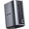 Blitzwolf BW-TH15 17v1 Dokovací stanice 2xHD+DP+4xC+3xUSB 3.0+USB 3.1+C 3.2+C PD+RJ45+micro SD+SD+3,5mm Audio