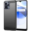 Silikonové pouzdro Carbon Case pro Realme C35, flexibilní, karbonové, černé