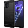 Silikonový kryt z karbonu pro Realme 10 5G / Realme 9i 5G, černý