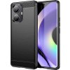 Silikonové pouzdro Carbon Case pro Realme 10 Pro+, černé
