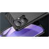 Silikonové pouzdro Carbon Case pro Realme 10 Pro+, černé