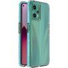 Silikonový pružinový kryt s rámečkem pro Realme 9 Pro, světle modrý