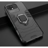 Odolný hybridní kryt Ring Armor + magnetický držák Realme Narzo 50A černý
