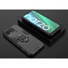Odolný hybridní kryt Ring Armor + magnetický držák Realme Narzo 50A černý