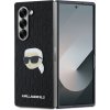 Karl Lagerfeld PU Saffiano Monogram Karl Head Zadní Kryt pro Samsung Galaxy Z Fold 6 Black