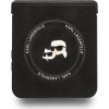 Karl Lagerfeld PU Karl and Choupette Heads Magnetic Zadní Kryt pro Samsung Galaxy Z Flip 7 Black